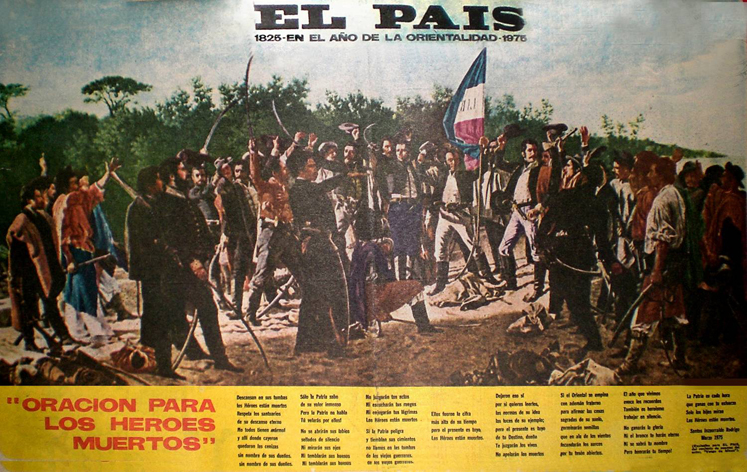 8	AÑO DE LA ORIENTALIDAD. “Oración para los héroes”. Diario “El País”. 1975